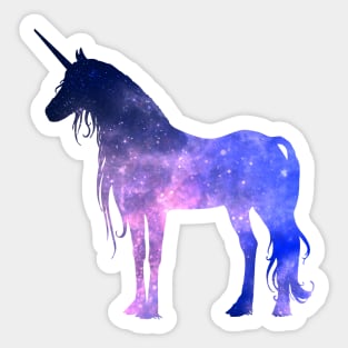 Unicorn starry glitter Sticker